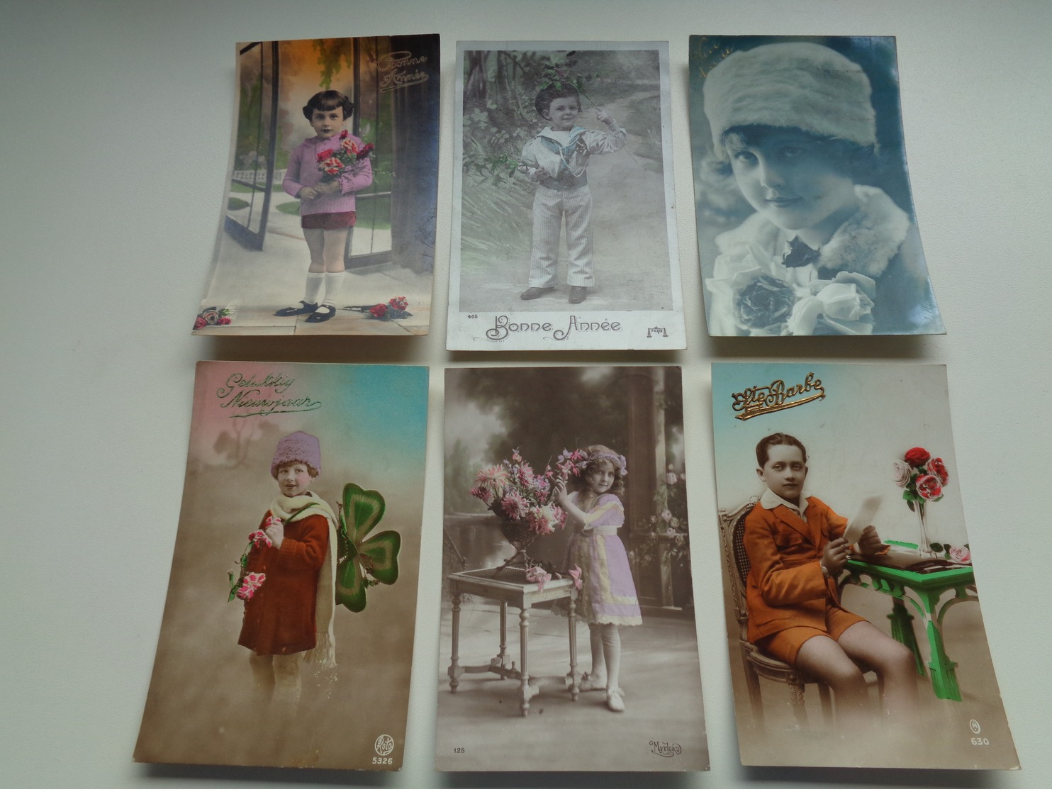 Beau lot de 60 cartes postales de fantaisie enfants  enfant      Mooi lot van 60 postkaarten van fantasie kinderen  kind