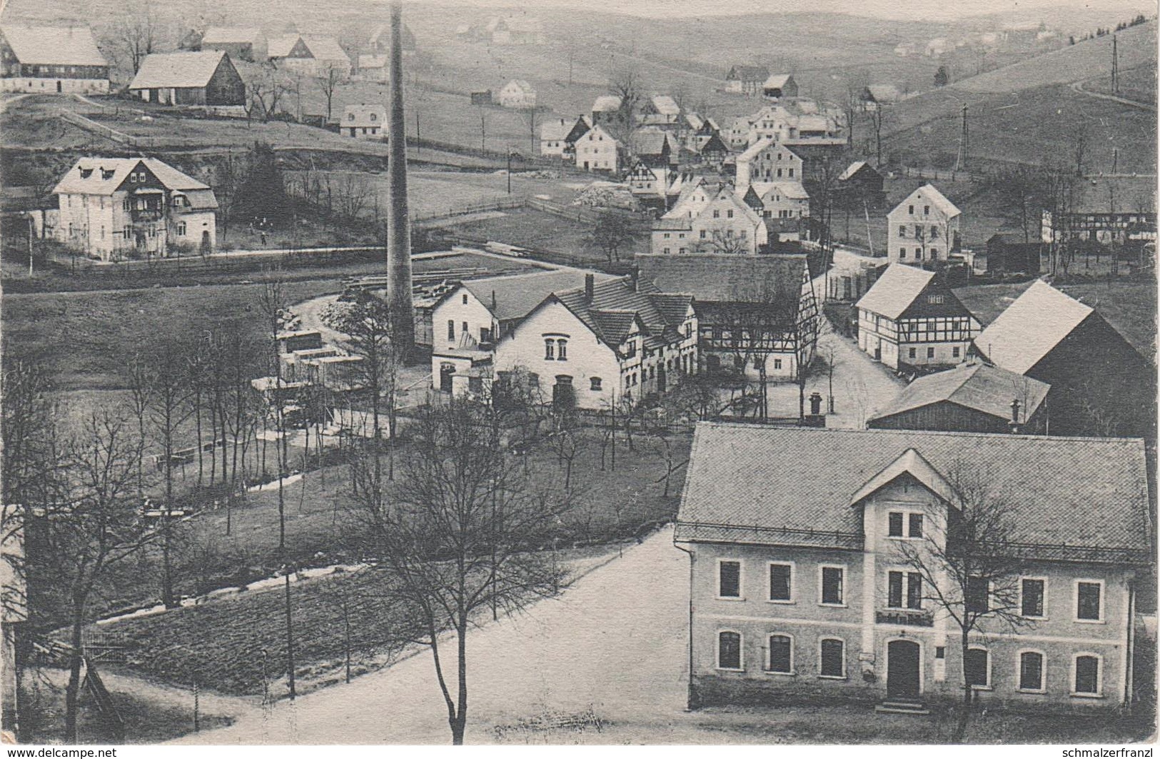 AK Hallbach Seyfert 's Gasthof Erzgebirge A Pfaffroda Olbernhau Sayda Niederlochmühle Heidersdorf Wernsdorf Pockau Mulda - Olbernhau