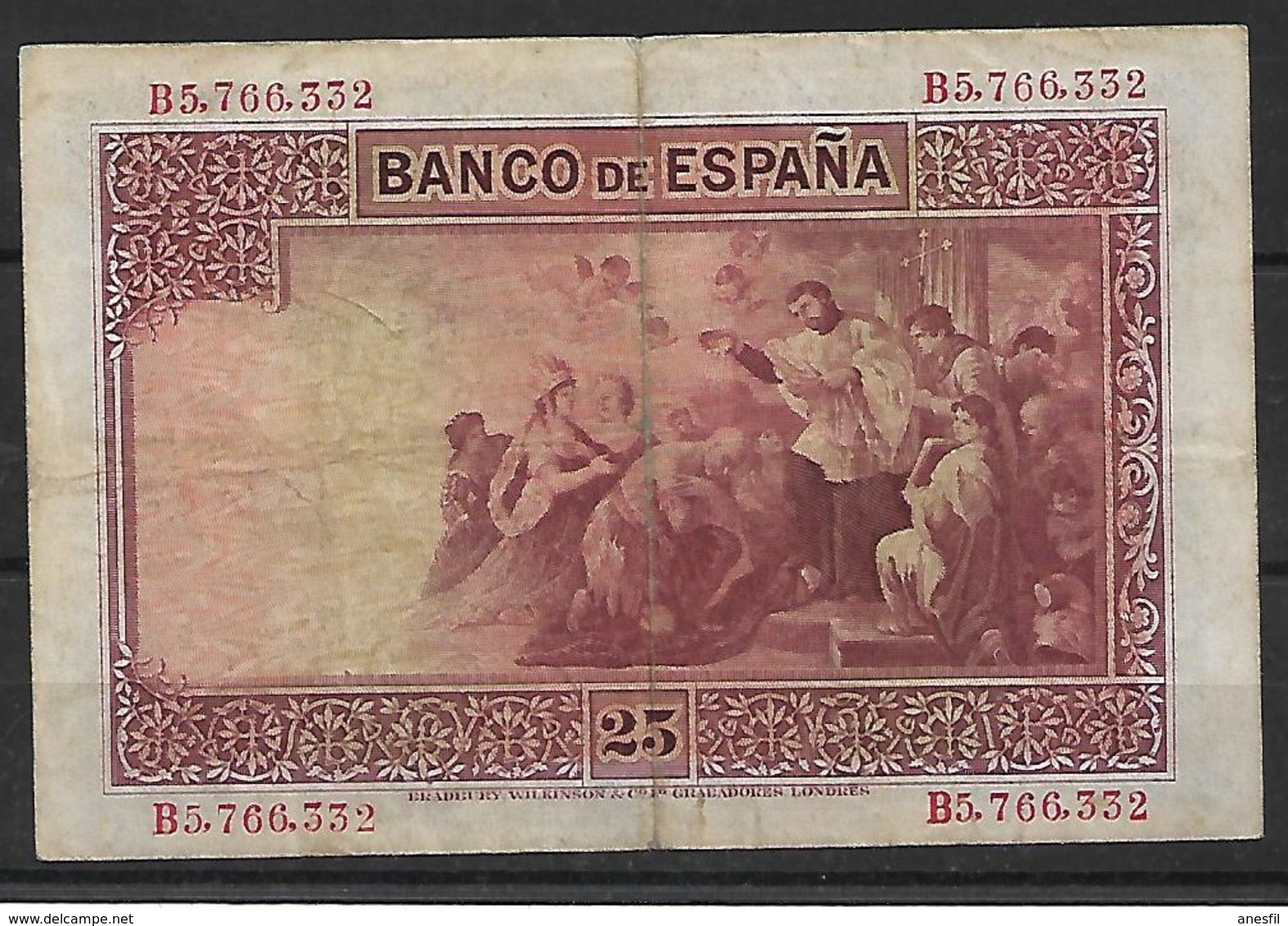 ESPAÑA, 1928 - 1-2-5-25 Pesetas