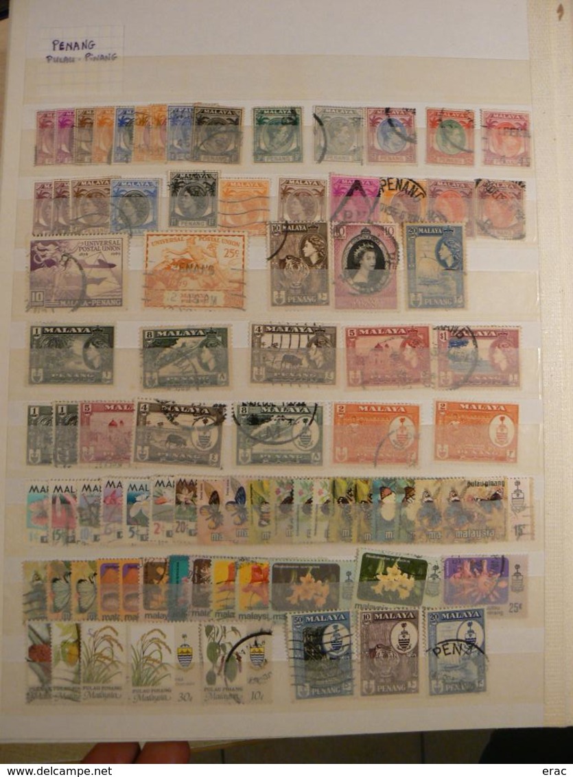 Monde - Colonies britaniques en majorité - Belle proportion de timbres anciens - Forte valeur générale