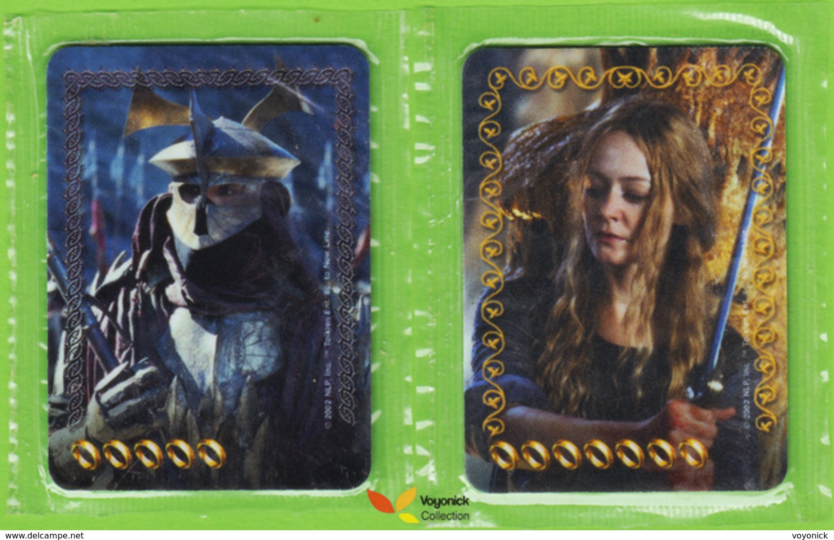 Voyo  LOTR - LAY'S - Two Cards  NEW Esterling Eowina Poland - Lord Of The Rings