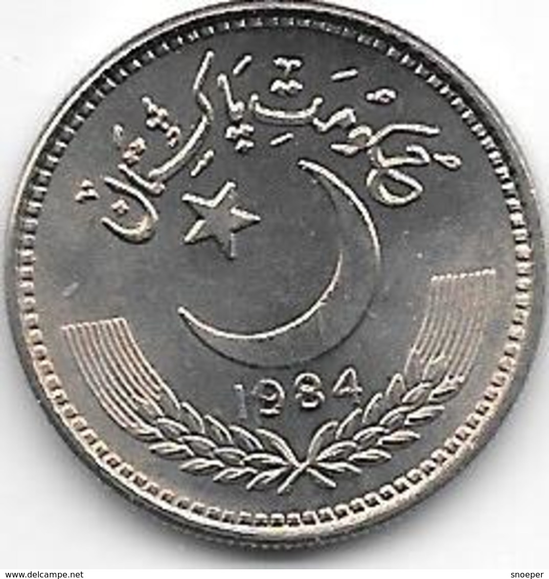 *pakistan 50 Paisa  1984  Km 54    Unc - Pakistán