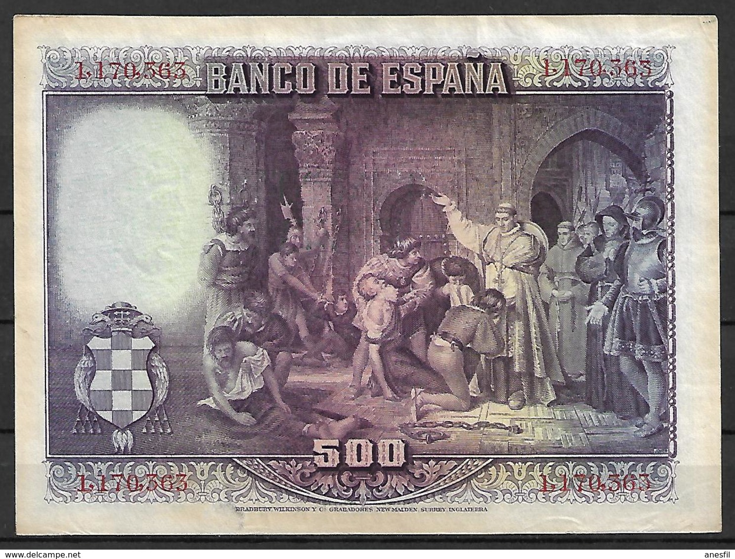 ESPAÑA, 1928 - 500 Pesetas