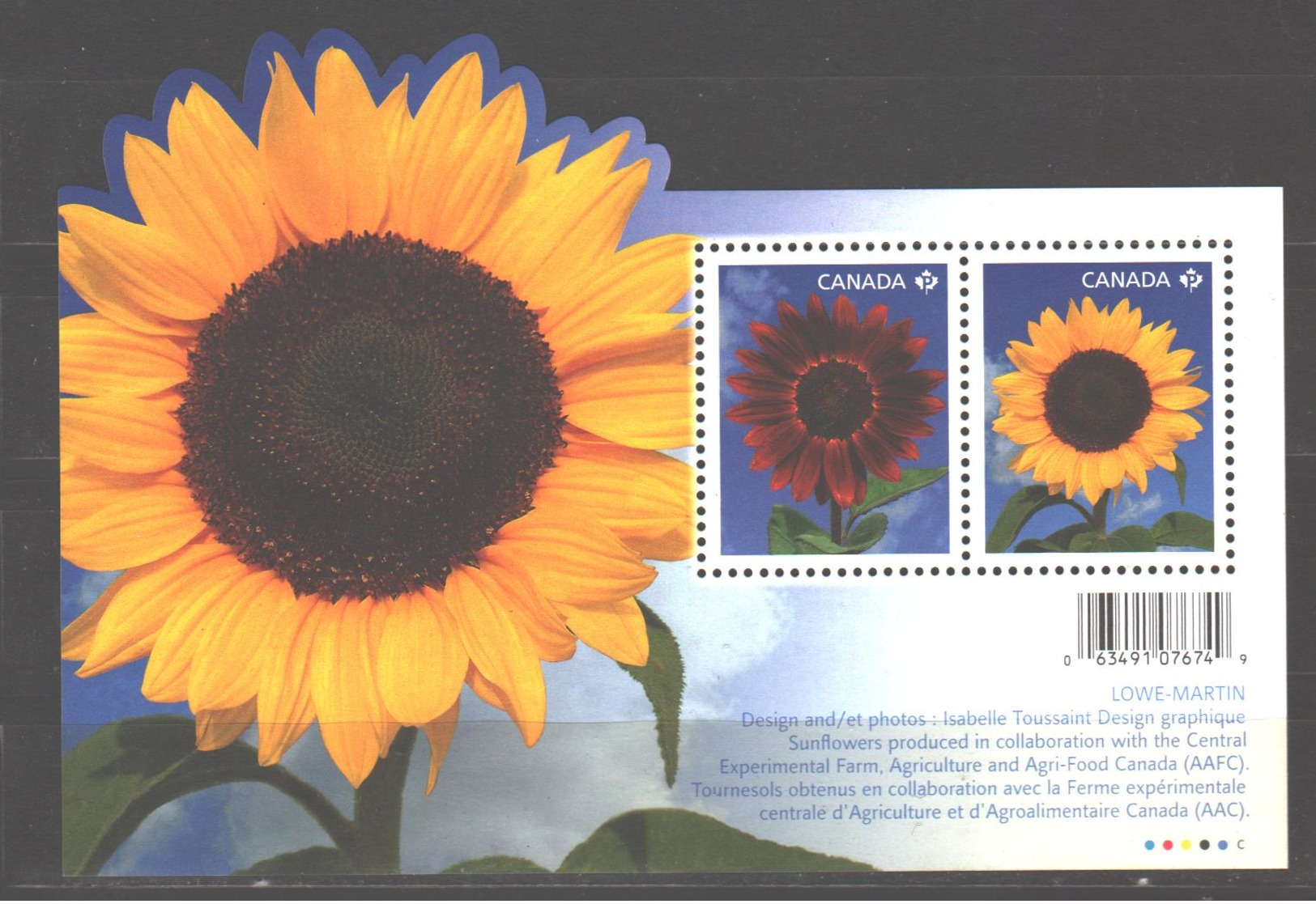 Canada MNH  2011 Flowers S/s - Neufs