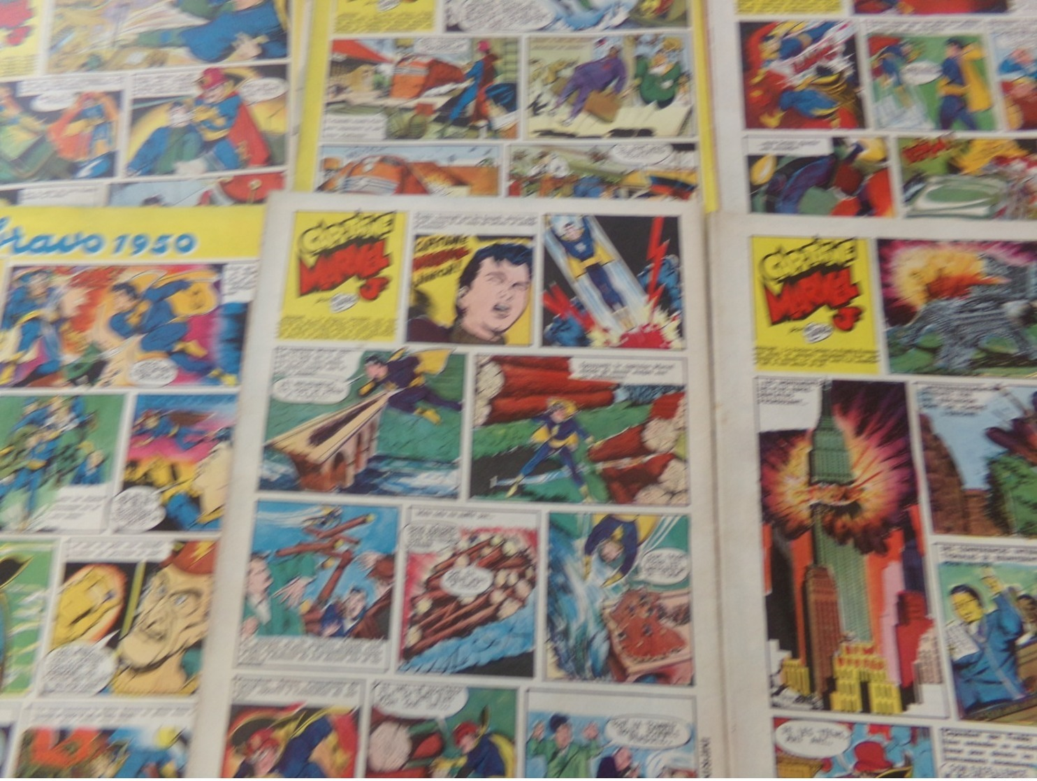 Lot Des 26 N De Bravo 1950 Capitaine Marvel Uderzo Introuvable Histoire Complète - Marvel France