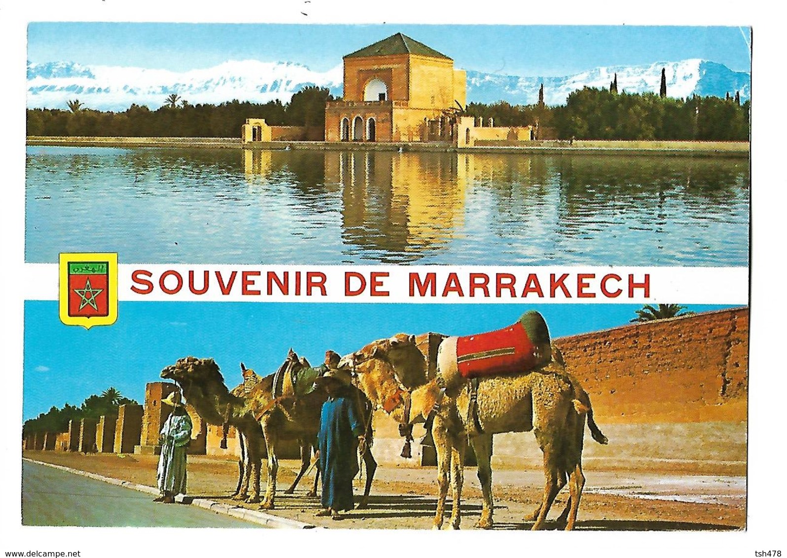 MAROC----SOUVENIR DE MARRAKECH--la Menara--les Remparts--voir 2 Scans - Marrakech