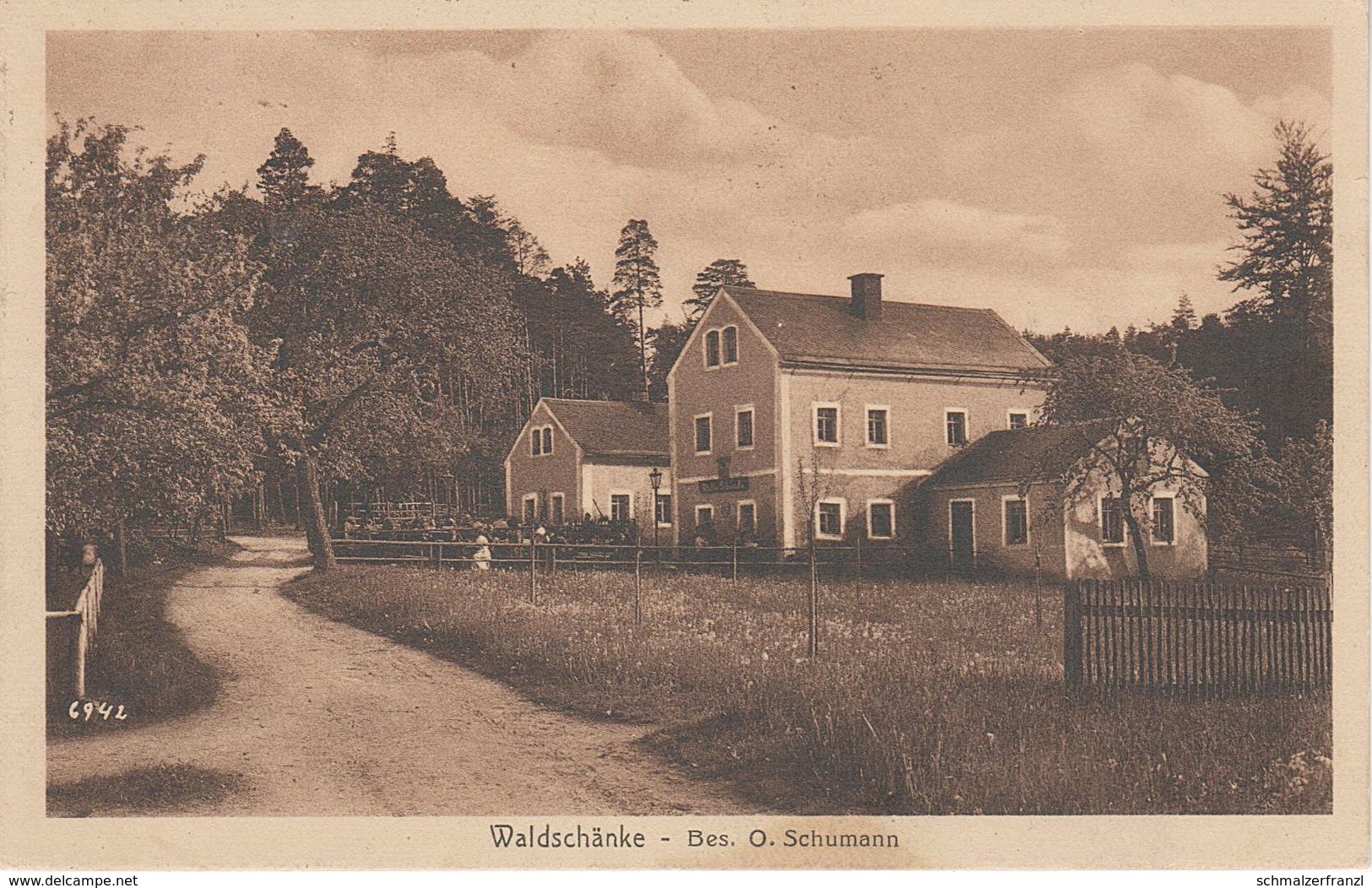 AK Hintergersdorf Gasthof Waldschänke A Hartha Fördergersdorf Spechtshausen Tharandt Pohrsdorf Grumbach Herzogswalde - Herzogswalde