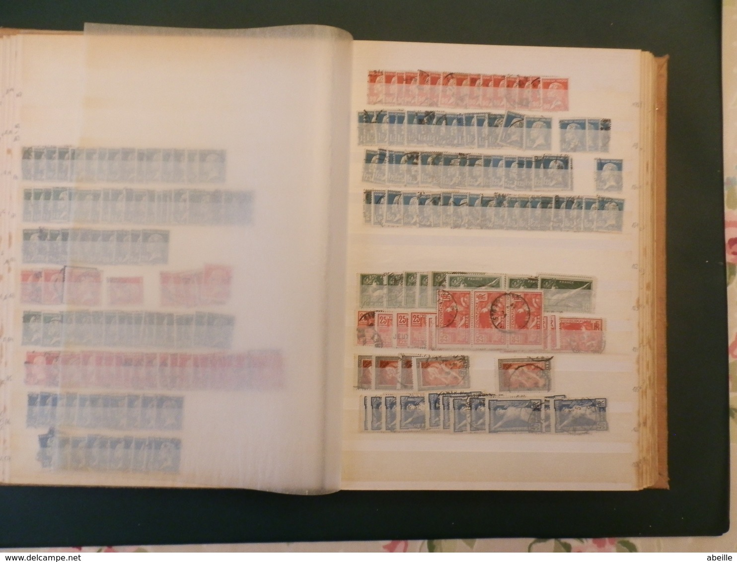 5 STOCKBOOKS  TIMBRES  FRANCE 1900 A NOS JOURS - Collections