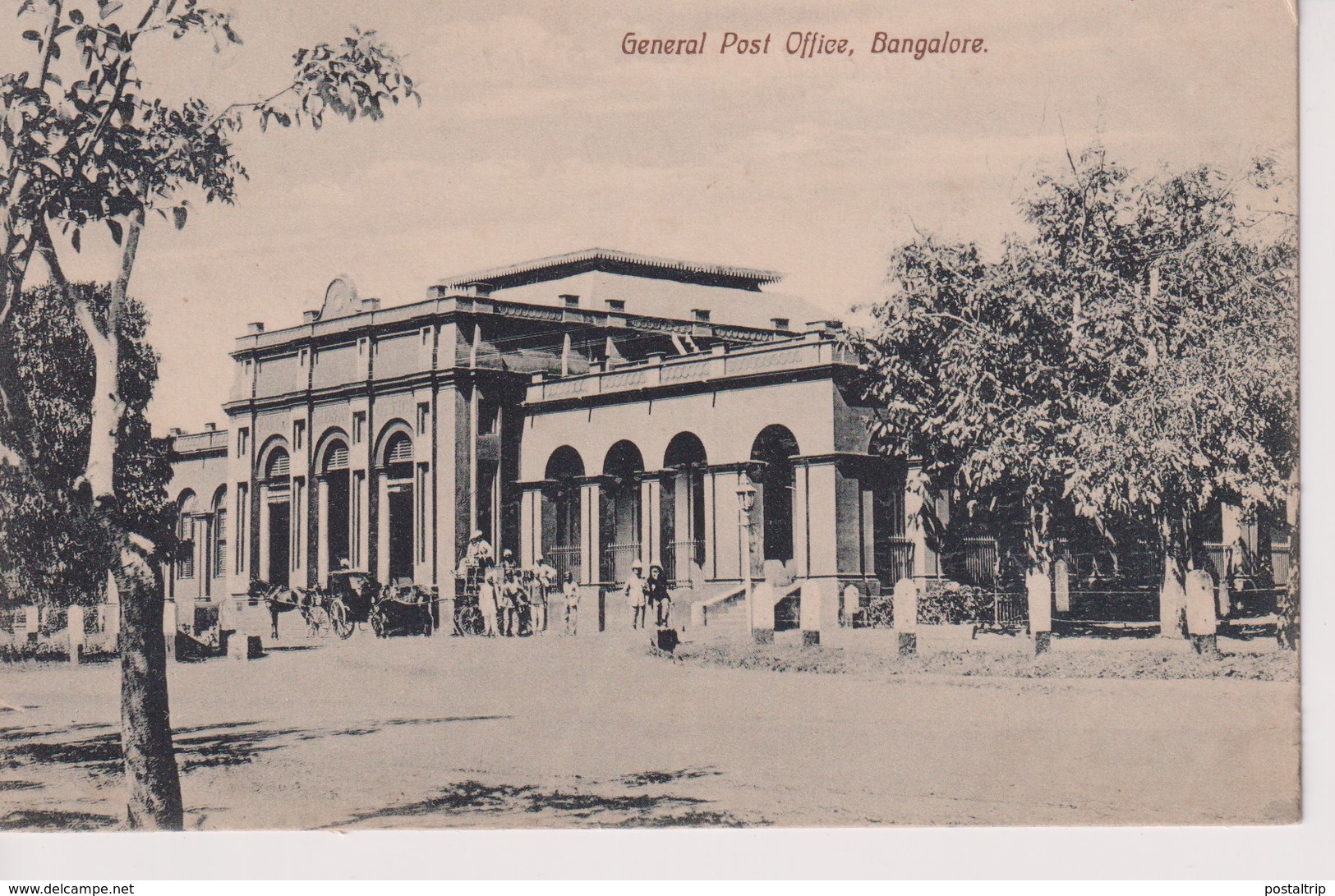 INDIA // INDE.  BANGALORE, GENERAL POST OFFICE - India