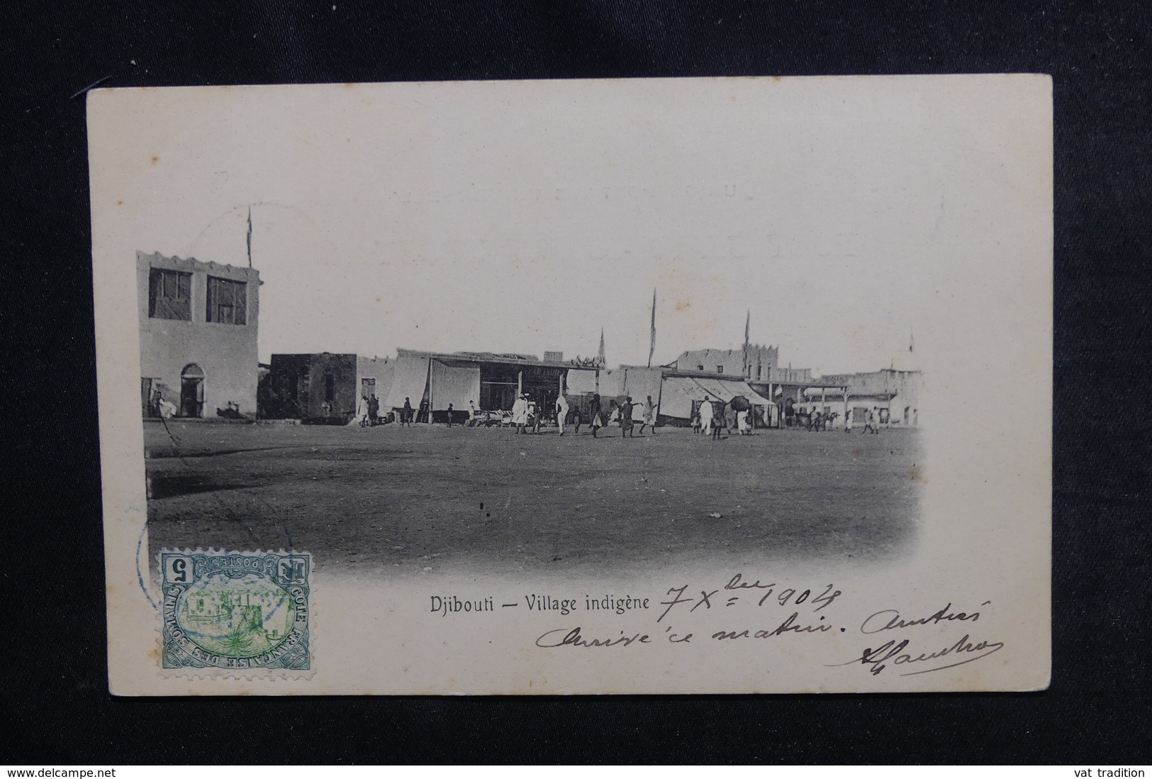 CÔTE DES SOMALIS - Affranchissement De Djibouti Sur Carte Postale En 1904 Pour Paris - L 50344 - Lettres & Documents