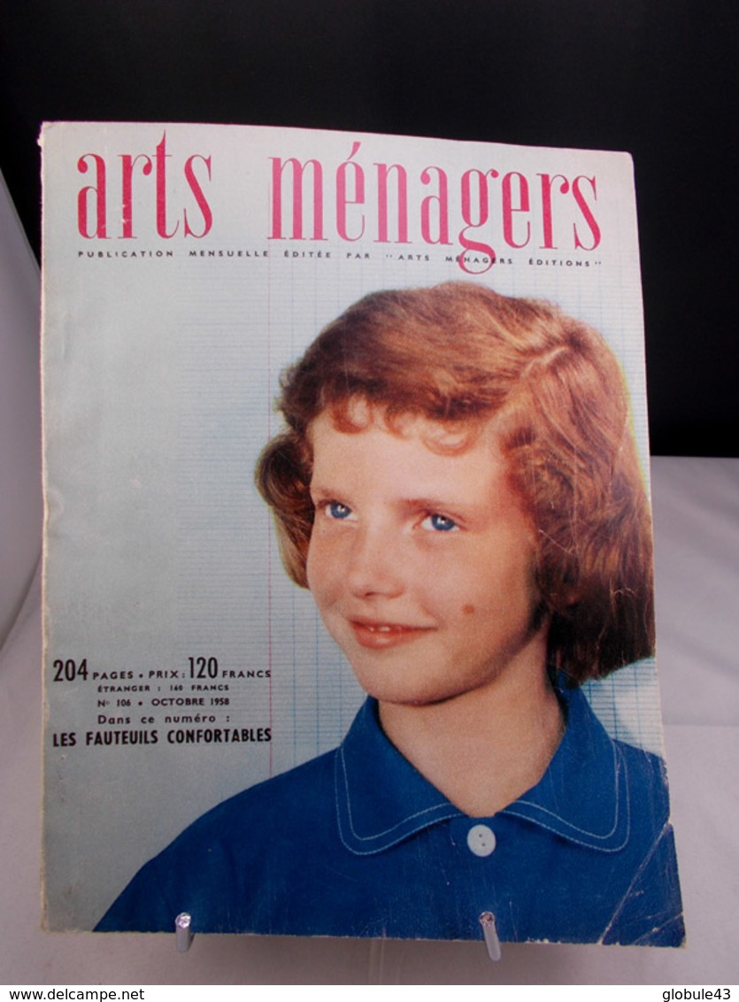 ARTS MENAGERS N° 106 Octobre 1958 200 Pages LES FAUTEUILS CONFORTABLES - Maison & Décoration