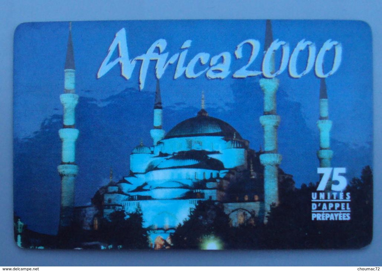 022, Carte Prépayée Africa 2000 - GSM - 75 Unités - Mobicartes (GSM/SIM)