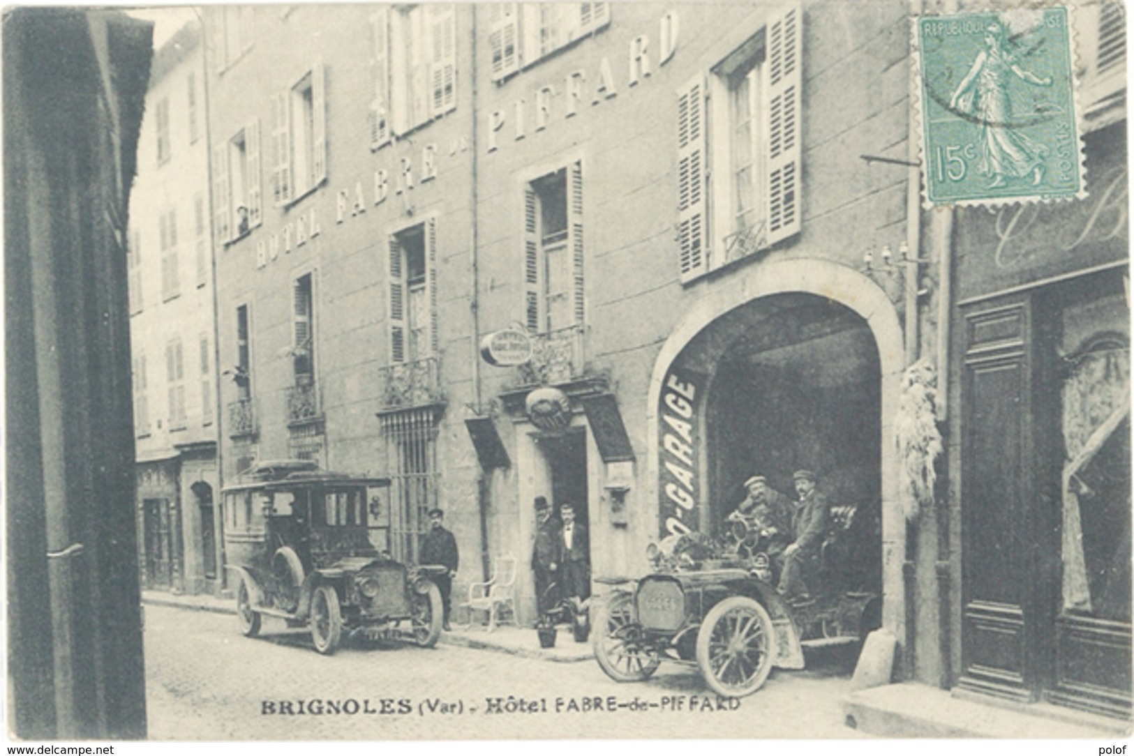 BRIGNOLES - Hotel Fabre De Piffard - Garage - Autos  (2083 ASO) - Brignoles