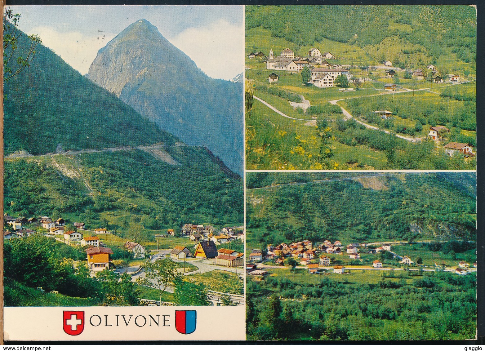 °°° 16051 - SVIZZERA - TI - OLIVONE - VEDUTE VUE VIEWS - 1978 With Stamps °°° - Olivone