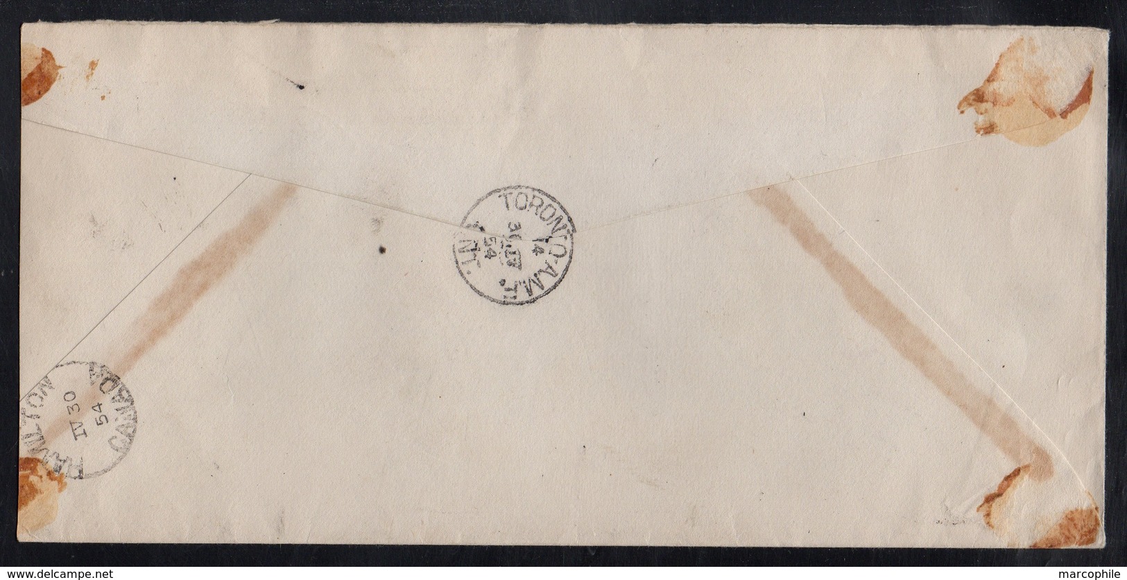 CAYMAN ISLANDS - GEORGETOWN / 1954 REGISTERED COVER TO CANADA (ref 6939) - Other & Unclassified