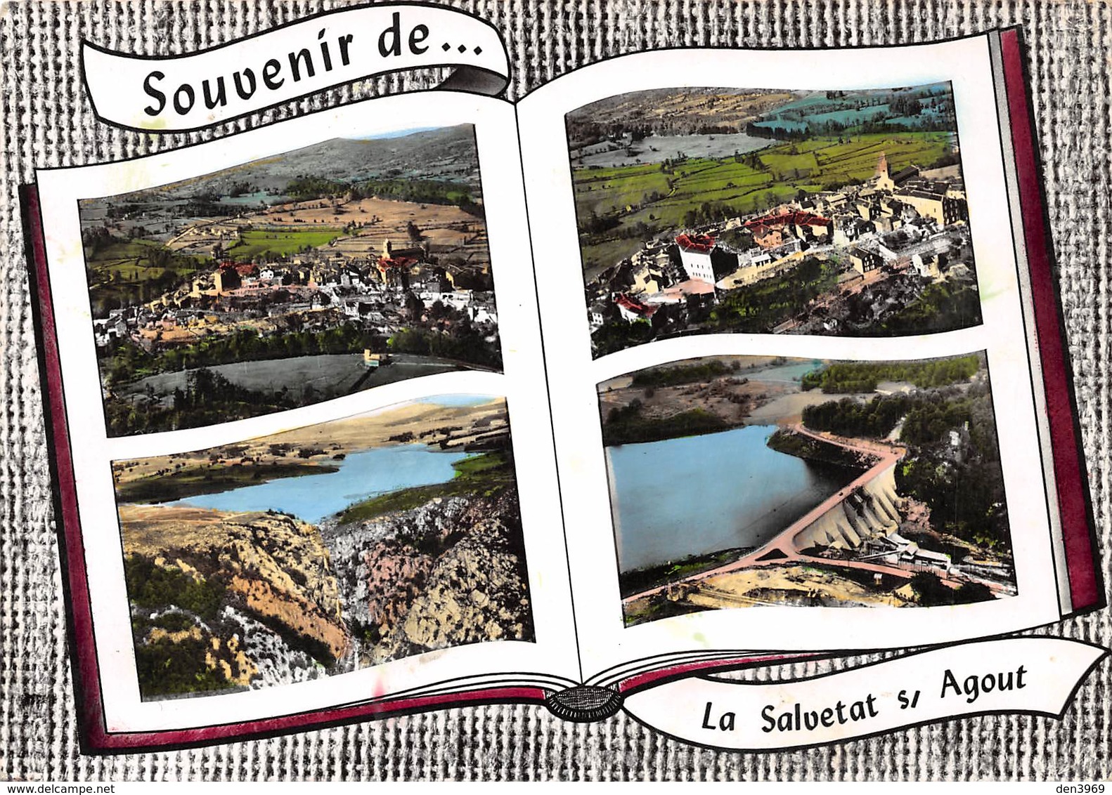 Souvenir De ... La SALVETAT-sur-AGOUT - Vue Générale - Barrages Du Saut De Vésoles Et De Raviège - Livre Ouvert - La Salvetat