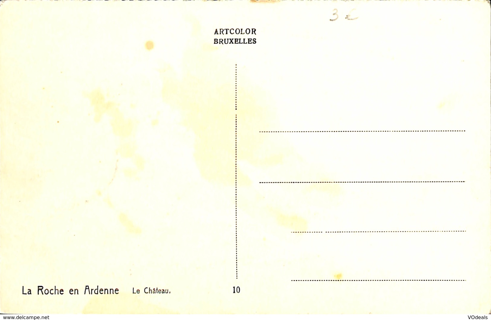 CPA - Belgique - Laroche - Le Château - La-Roche-en-Ardenne