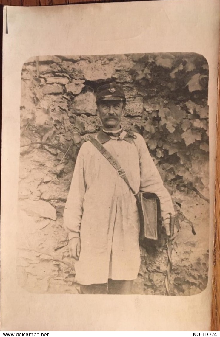 Carte Photo, Facteur, Dos Blanc Divisé (période Début Du 20 ème Siècle) - Postal Services