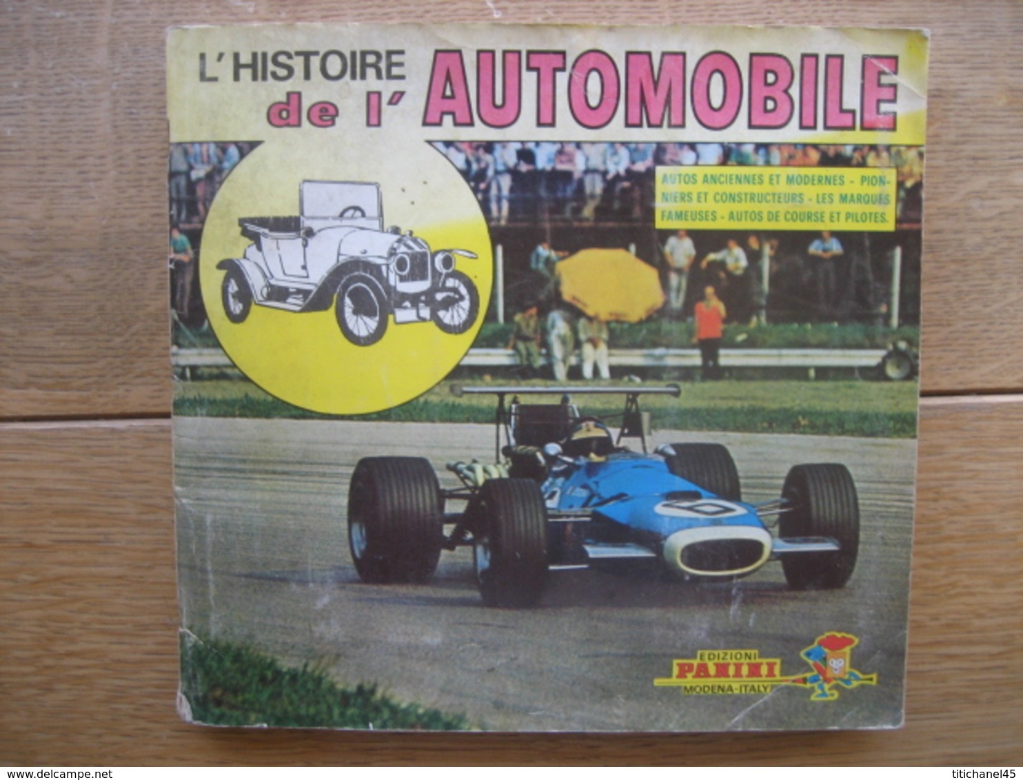 Album L'HISTOIRE DE L'AUTOMOBILE - Editions PANINI - Incomplet - Album & Cataloghi