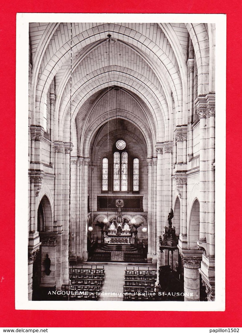 F-16-Angouleme-129P6 L'intérieur De L'église St Ausone, Type Photo, BE - Angouleme