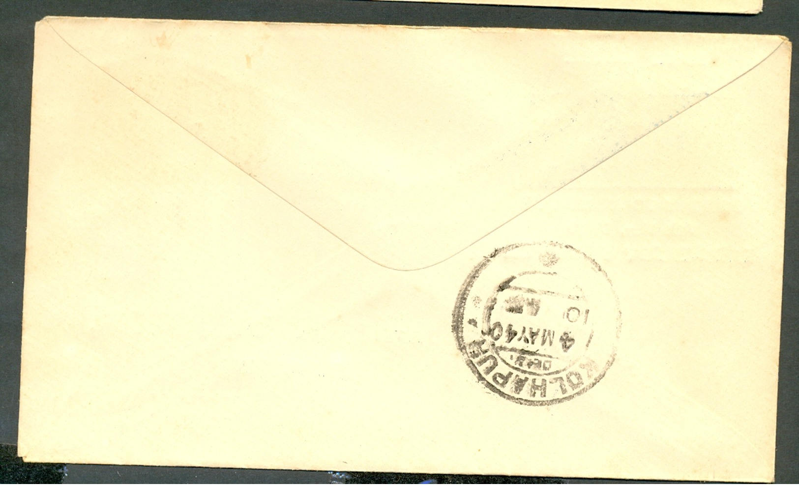 INDIA BOMBAY TO KOLHAPUR FIRST FLIGHT AIRMAIL 40113 COVER 1940 SC 154 DAK RUNNER - Other & Unclassified