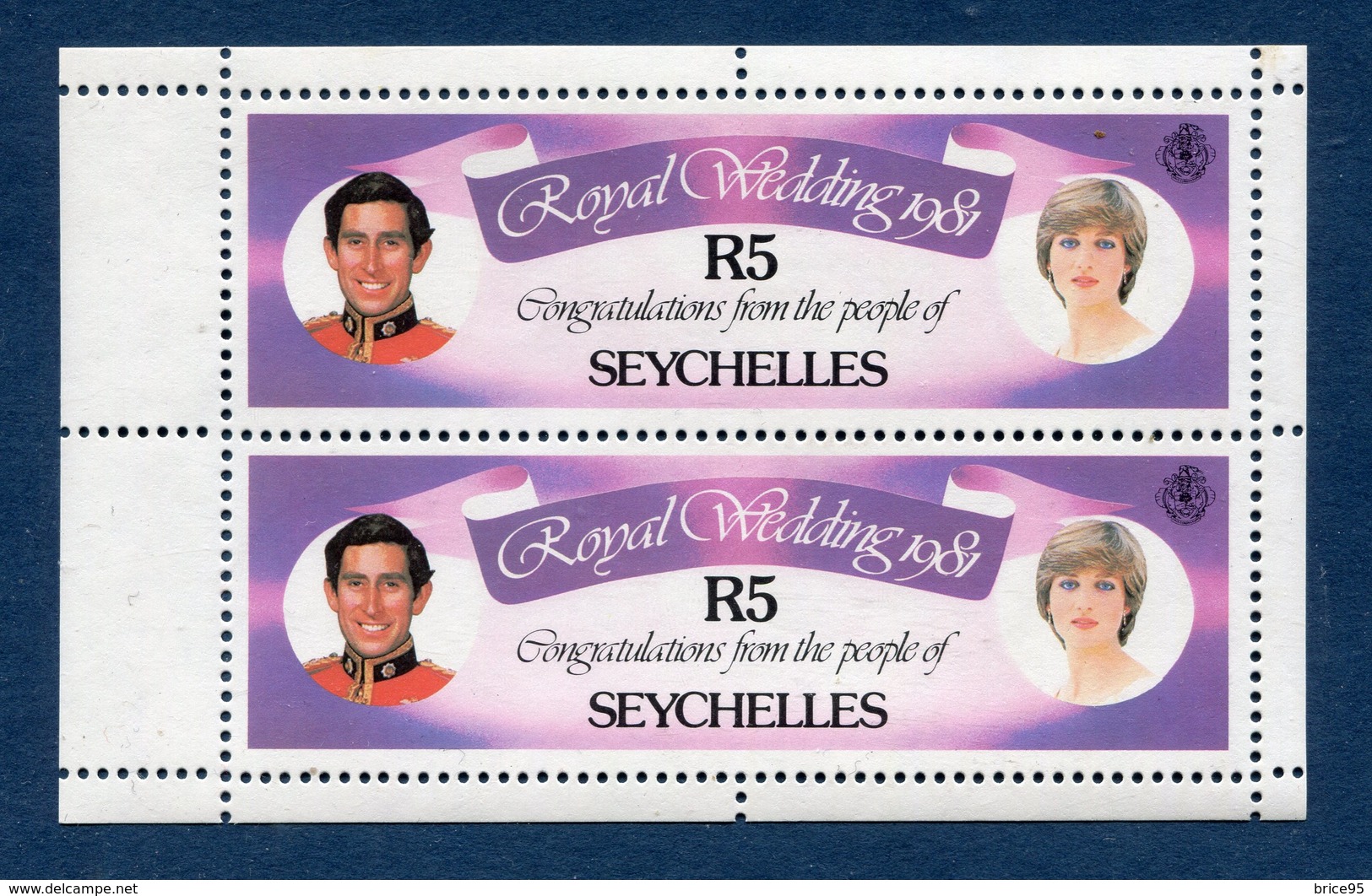 Seychelles - YT Bloc - Royal Wedding - Neuf Sans Charnière - 1981 - Seychellen (1976-...)