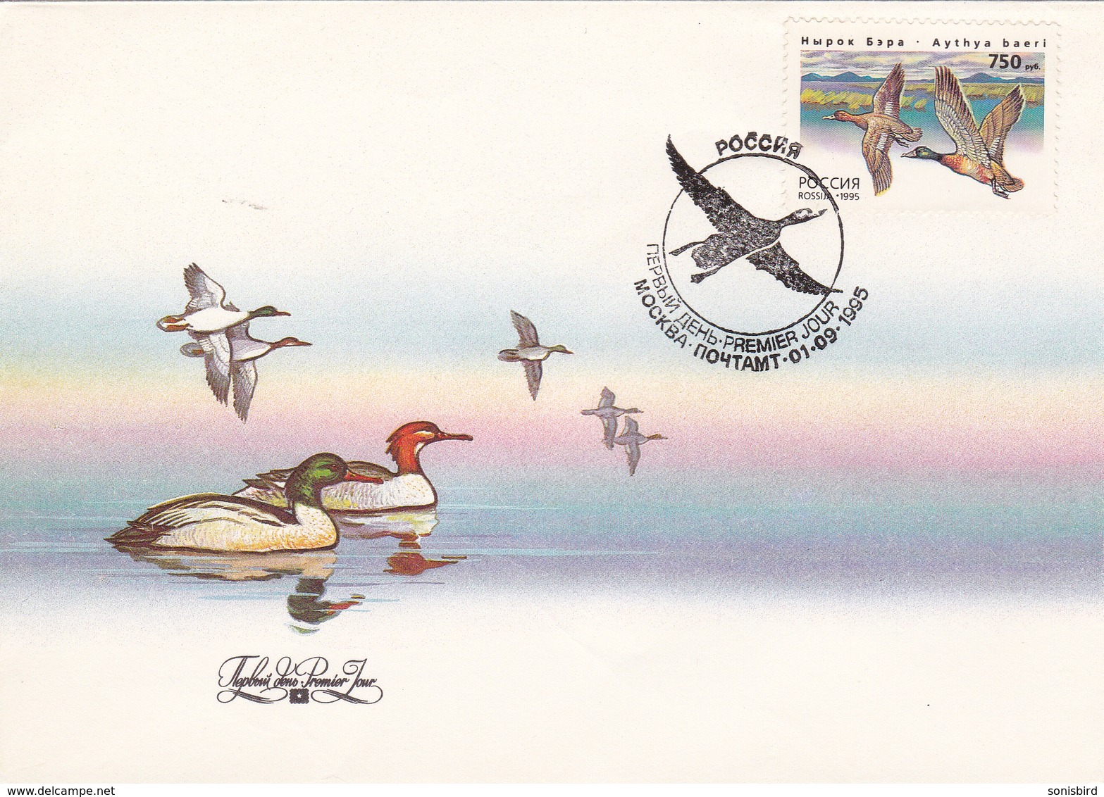 RUSSIA, Birds, Ducks - Lettres & Documents