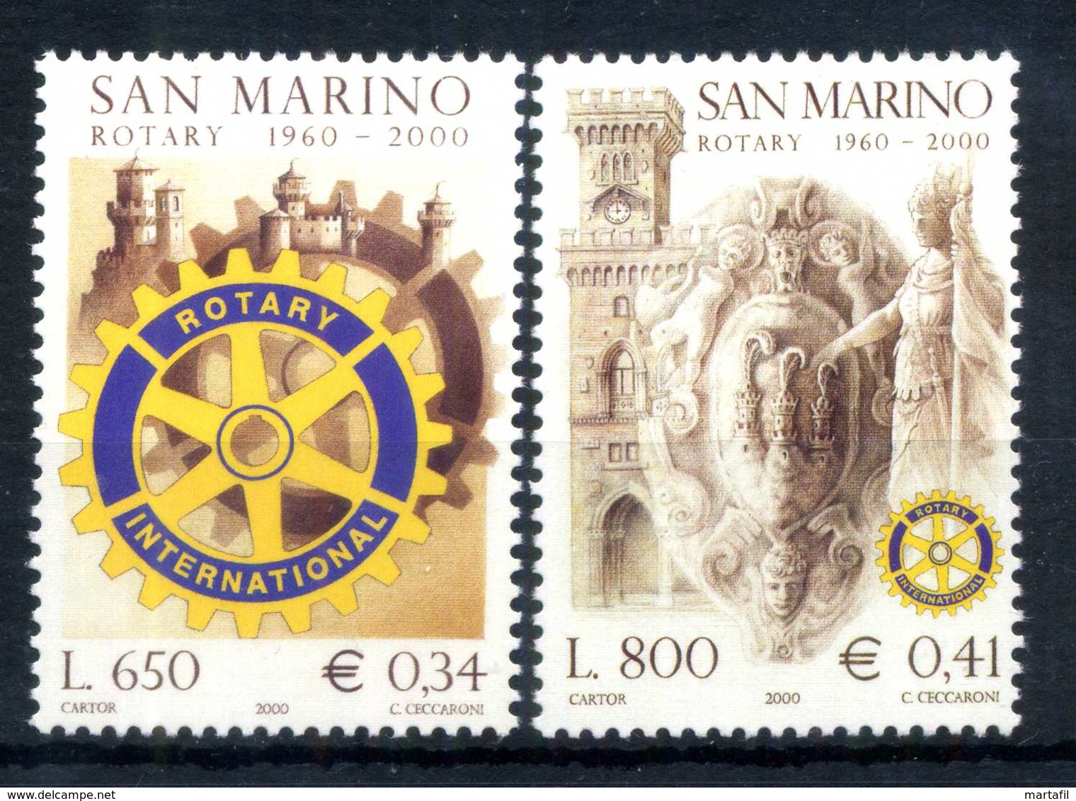 2000 SAN MARINO SET MNH ** - Unused Stamps
