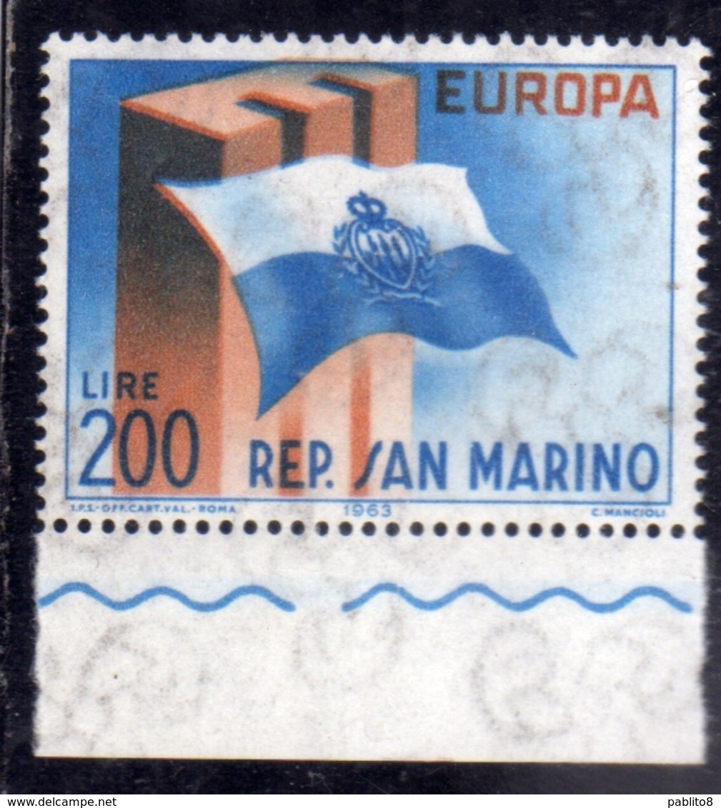 REPUBBLICA DI SAN MARINO 1963 EUROPA CEPT LIRE 200 MNH - Nuovi