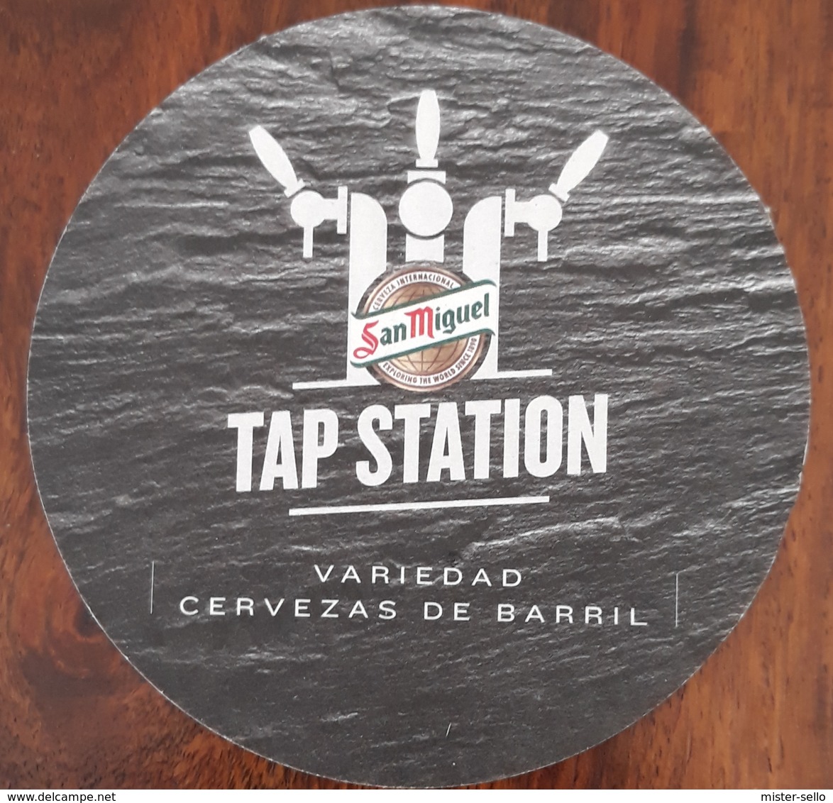 ESPAÑA. POSAVASOS SAN MIGUEL TAP STATION - Portavasos