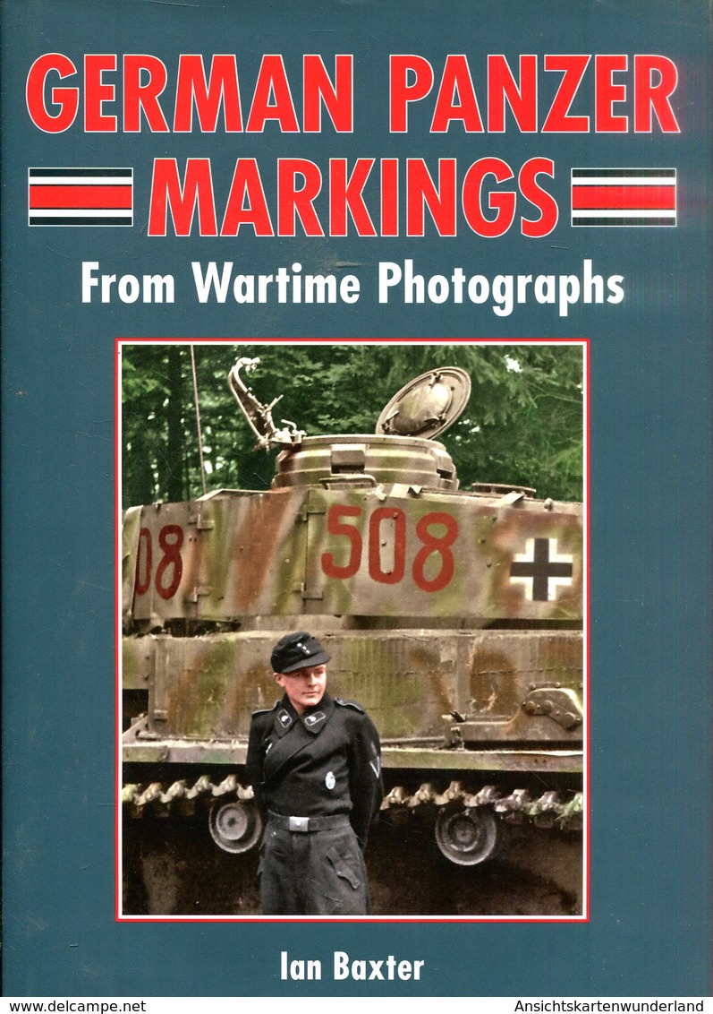 German Panzer Markings From Wartime Photographs - English