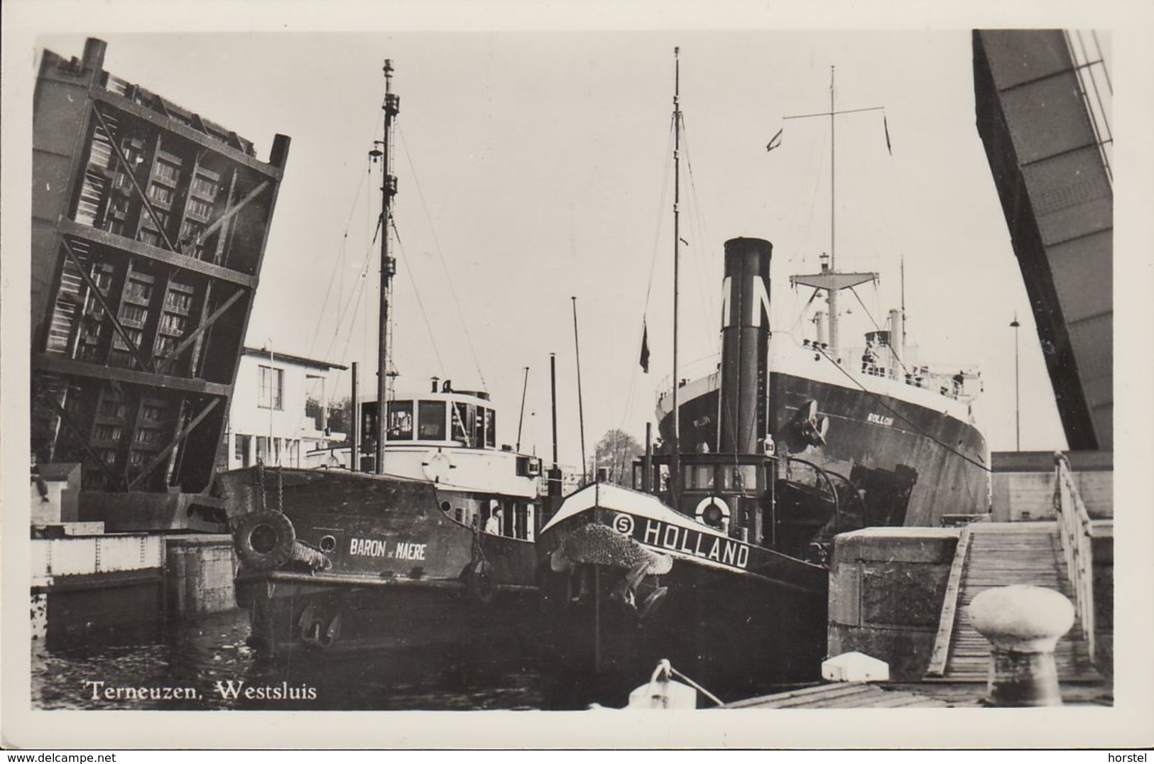 Netherland - Terneuzen - Westsluis - Schleuse - Dampfer - Schlepper - Terneuzen