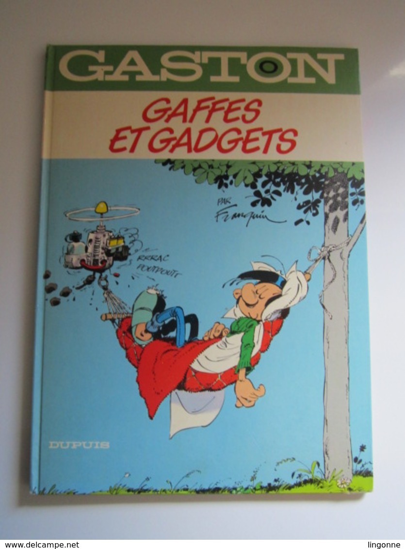 1985 GASTON  0 - GAFFES ET GADGETS  - FRANQUIN - DUPUIS - Gaston