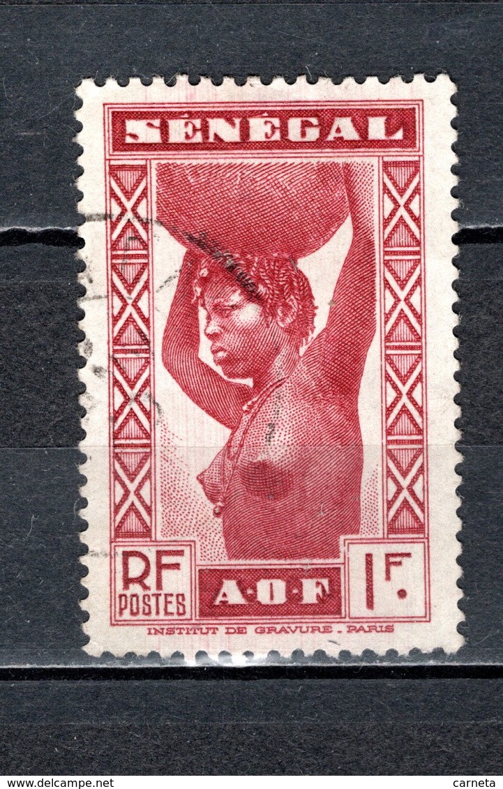 SENEGAL   N° 147   OBLITERE   COTE  1.40€   FEMME - Oblitérés