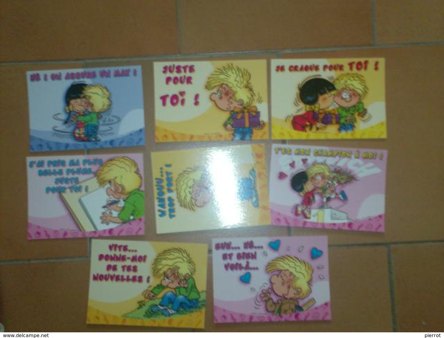 CAB0076 HUMOUR Lot De 8 Cartes Vierges : Cedric De Spirou - 5 - 99 Postcards