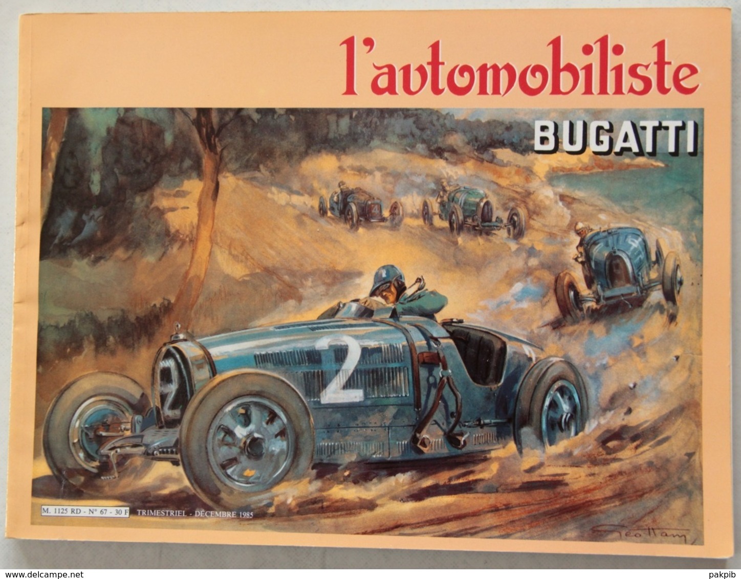 REVUE L'AUTOMOBILISTE BUGATTI - Auto/Moto