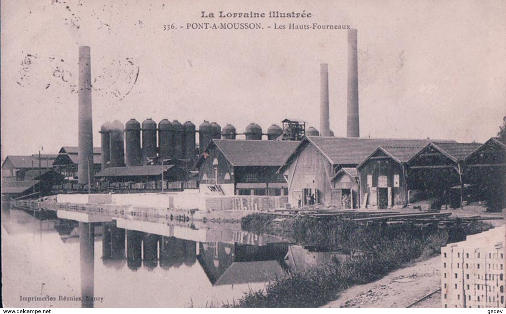 France 54, Pont à Mousson, Les Hauts Fourneaux (336) - Pont A Mousson