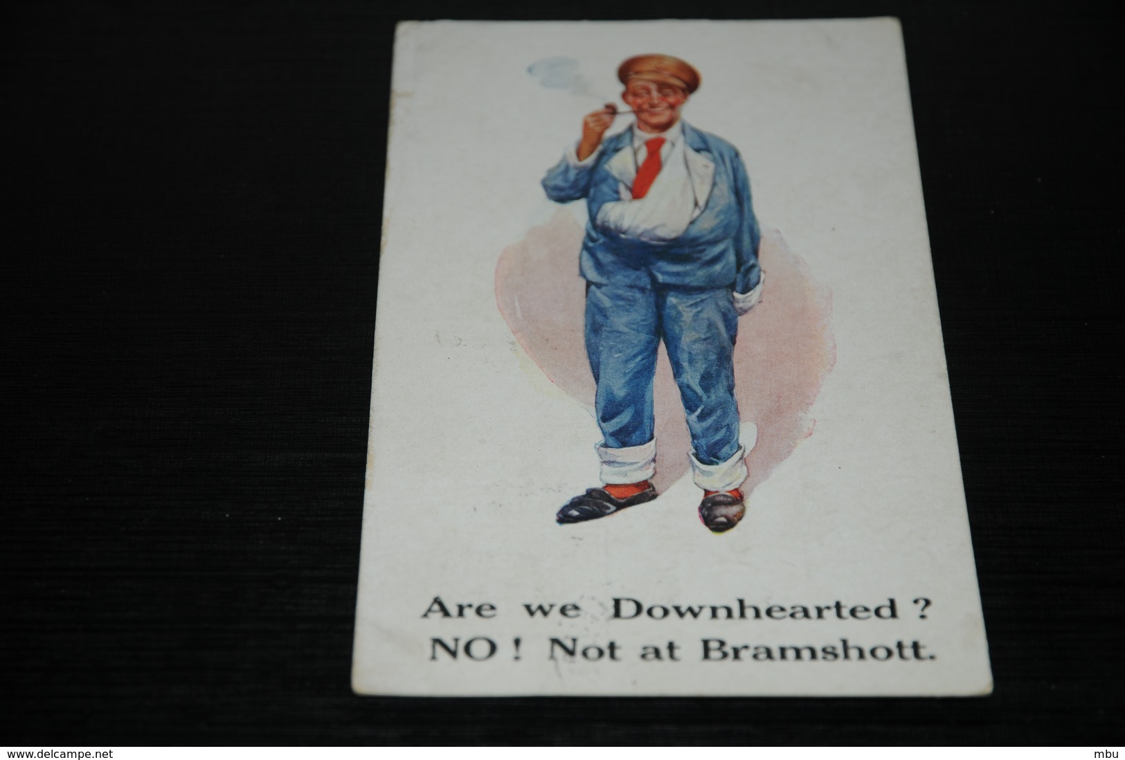 9425     ARE WE DOWNHEARTED?  NO!  NOT AT BRAMSHOTT / OLD - 1916 - Humour