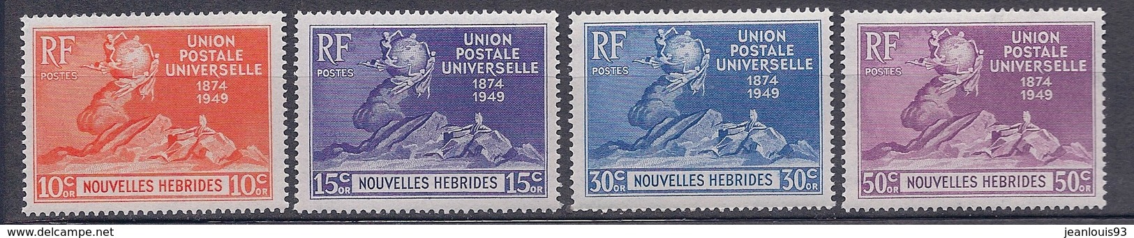 NOUVELLES HEBRIDES - 136/139 UPU SERIE COMPLETE NEUF** MNH COTE 13 EUR - Nuevos