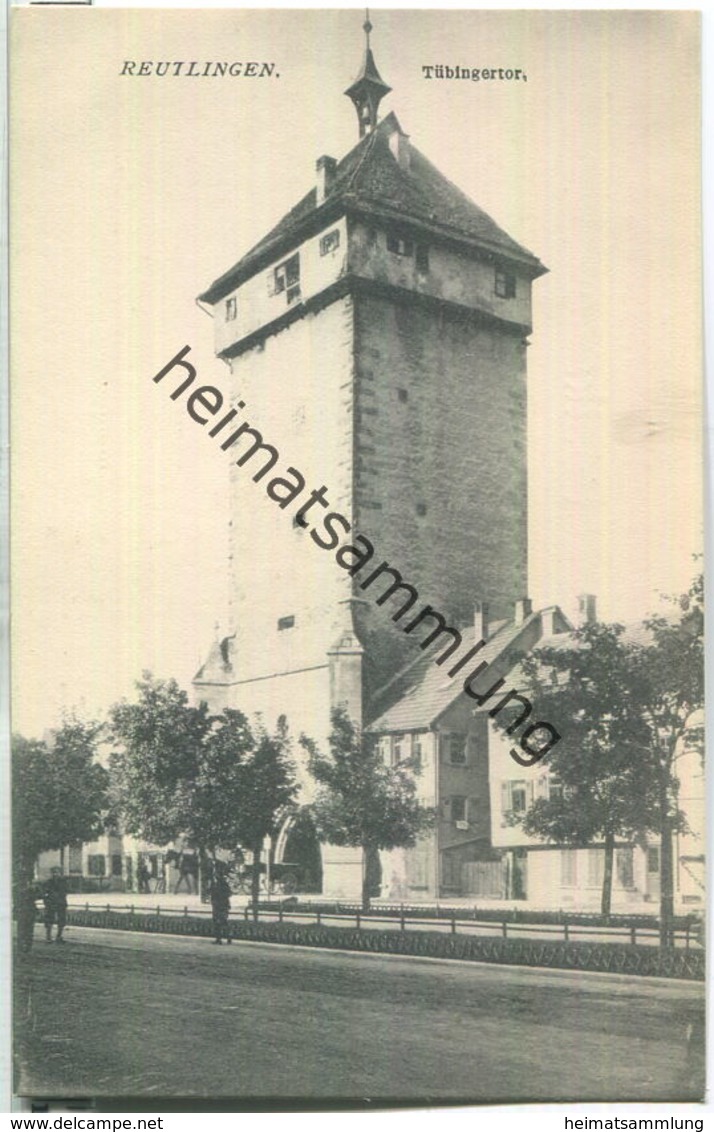 Reutlingen - Tübingertor - Verlag Hugo Mezger Esslingen 20er Jahre - Reutlingen