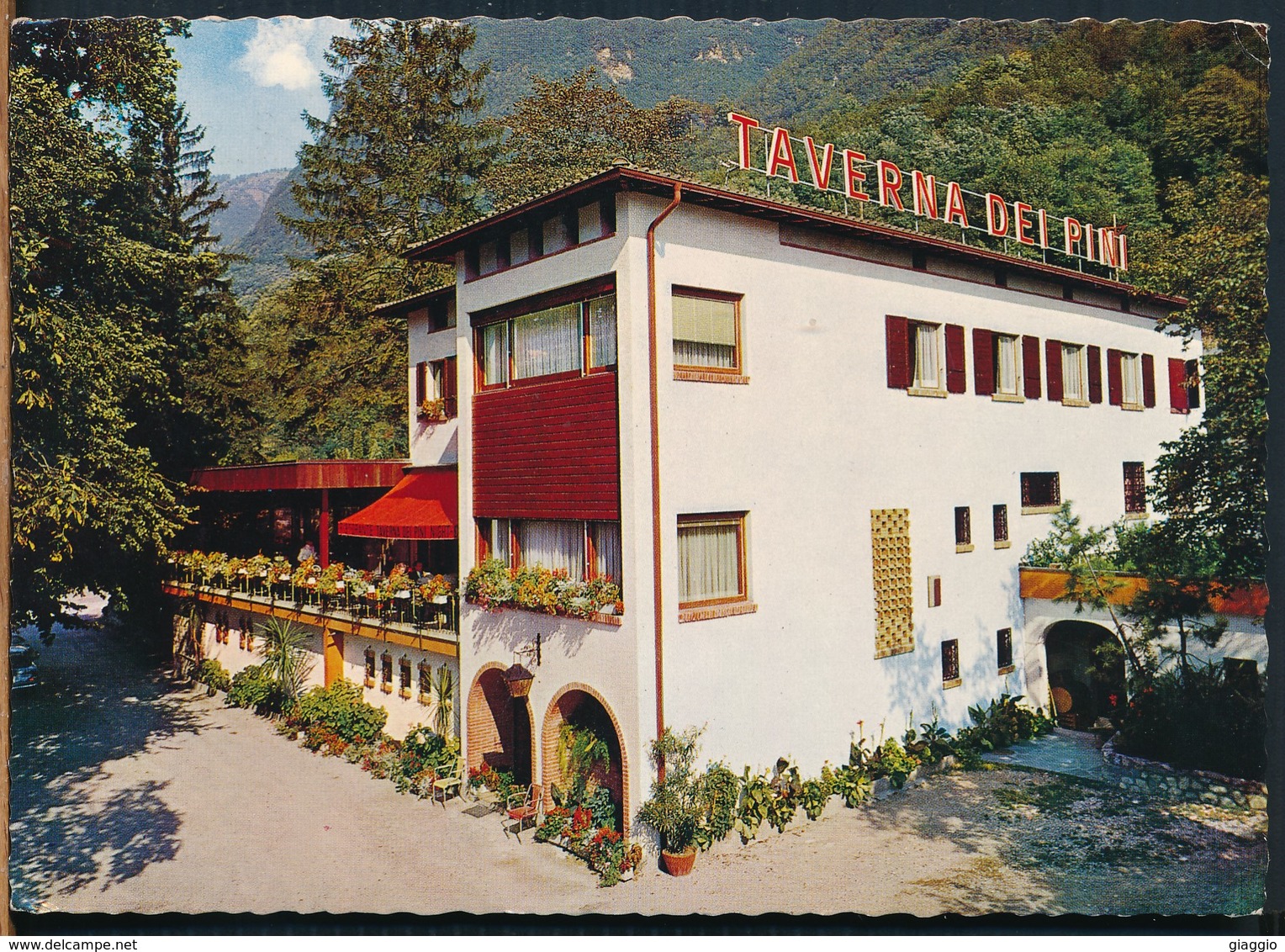 °°° 16097 - SVIZZERA - TI - MELANO - TAVERNA DEI PINI - 1971 With Stamps °°° - Melano