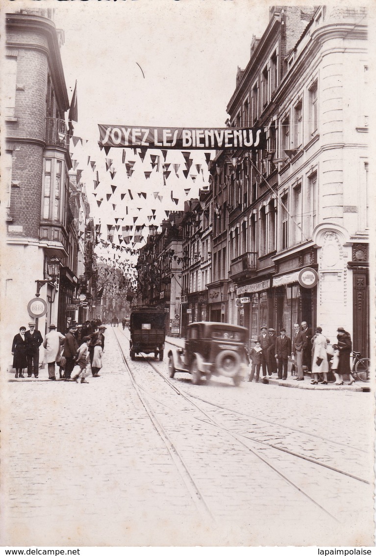 Photographie  Calais Rue Royale / Rue Citadelle  Circa 1930 Photographe Ernest Legrand ( Ref 200106) - Lugares