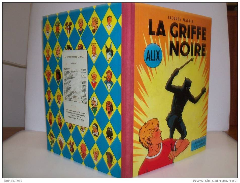 MARTIN Jacques. ALIX. LA GRIFFE NOIRE. EO Française 1959 Avec Point Tintin + Dédicace. Le Lombard. Pièce De Collection ! - Alix