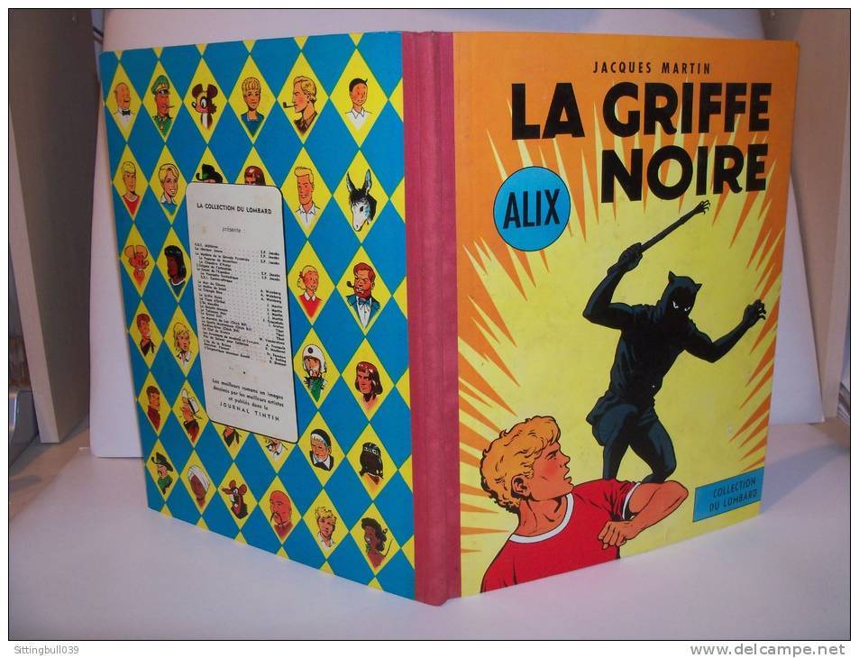 MARTIN Jacques. ALIX. LA GRIFFE NOIRE. EO Française 1959 Avec Point Tintin + Dédicace. Le Lombard. Pièce De Collection ! - Alix