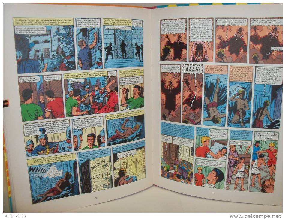 MARTIN Jacques. ALIX. LA GRIFFE NOIRE. EO française 1959 avec point Tintin + dédicace. Le Lombard. Pièce de Collection !