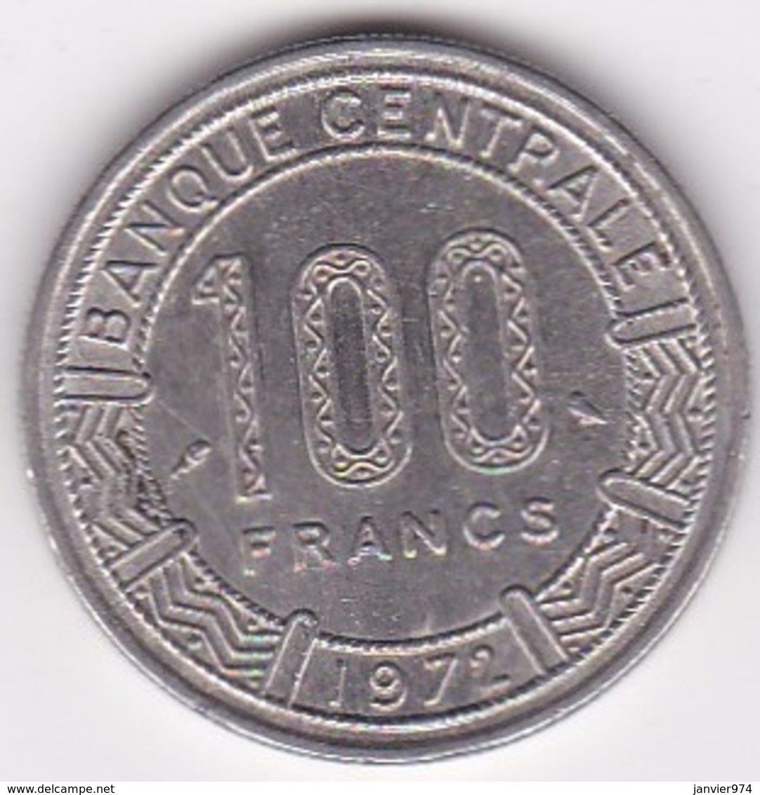 République Centrafricaine, 100 Francs 1972, En Nickel, KM# 6 - Centrafricaine (République)