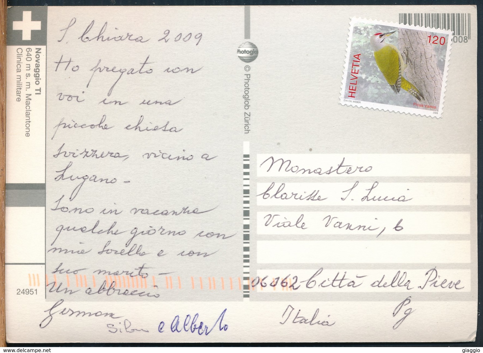 °°° 16104 - SVIZZERA - TI - NOVAGGIO - VEDUTE VUE VIEWS - 2009 With Stamps °°° - Novaggio