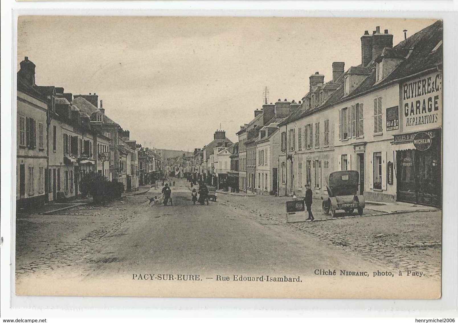 27 Pacy Sur Eure Rue Edouart Isambard Pub Garage Rivière - Pacy-sur-Eure