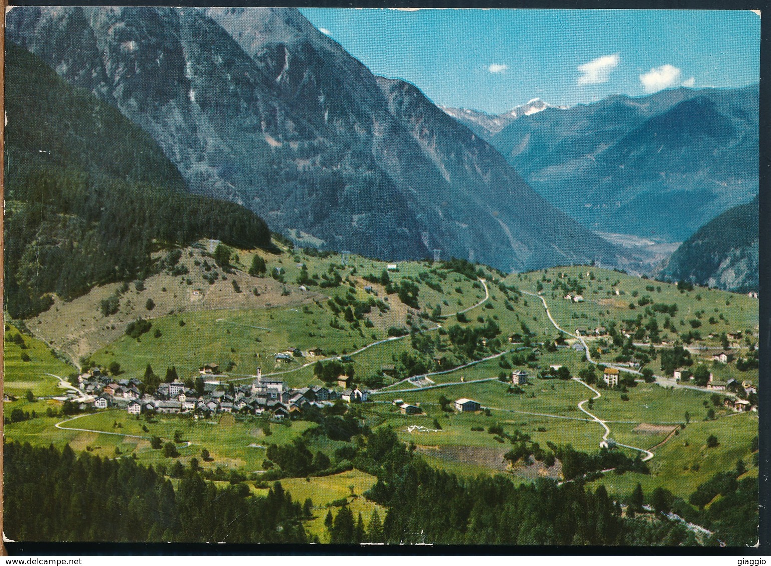 °°° 16108 - SVIZZERA - TI - DALPE - VALLE LEVANTINA - 1966 With Stamps °°° - Dalpe