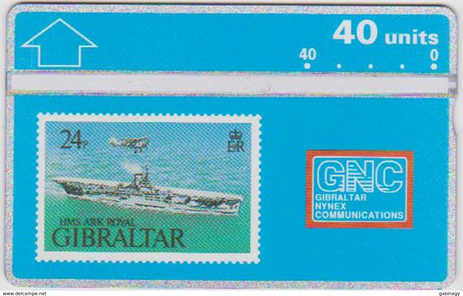 #03 - GIBRALTAR-07 - HMS ARK ROYAL - STAMP - 306A - Gibraltar